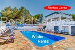 Large luxury villa for winter let in Javea.